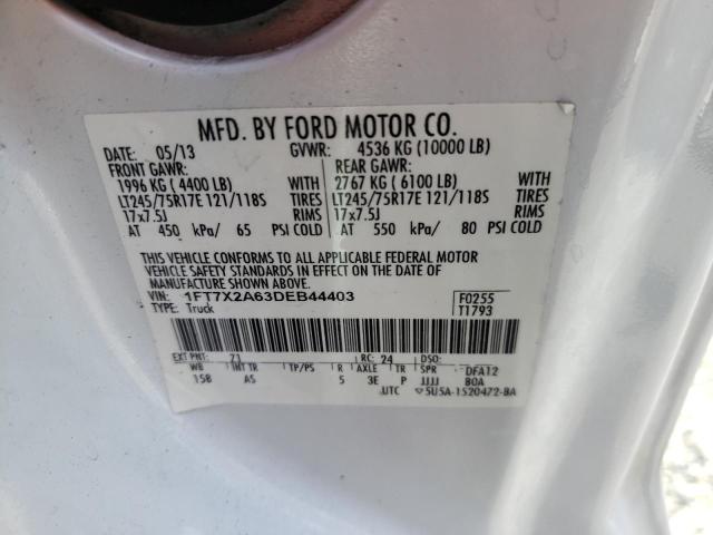 Photo 10 from auction – 2013 FORD F250 SUPER with VIN 1FT7X2A63DEB44403