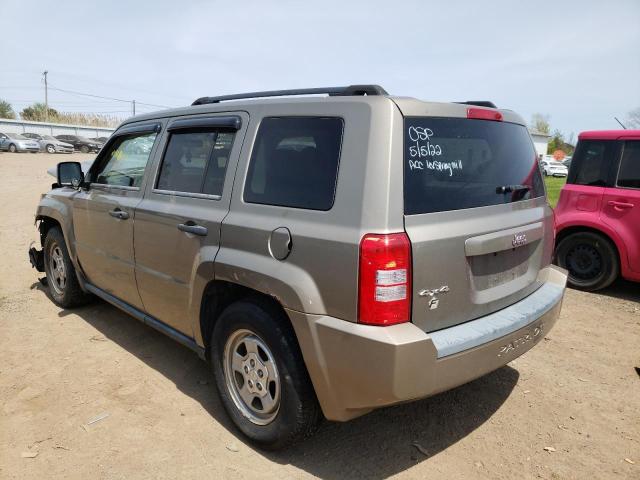 Photo 3 from auction – 2008 JEEP PATRIOT SP with VIN 1J8FF28WX8D635883