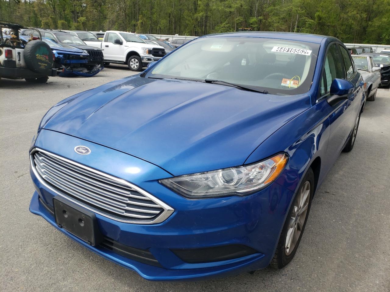 Photo 2 from auction – 2017 FORD FUSION SE with VIN 3FA6P0HD8HR308788