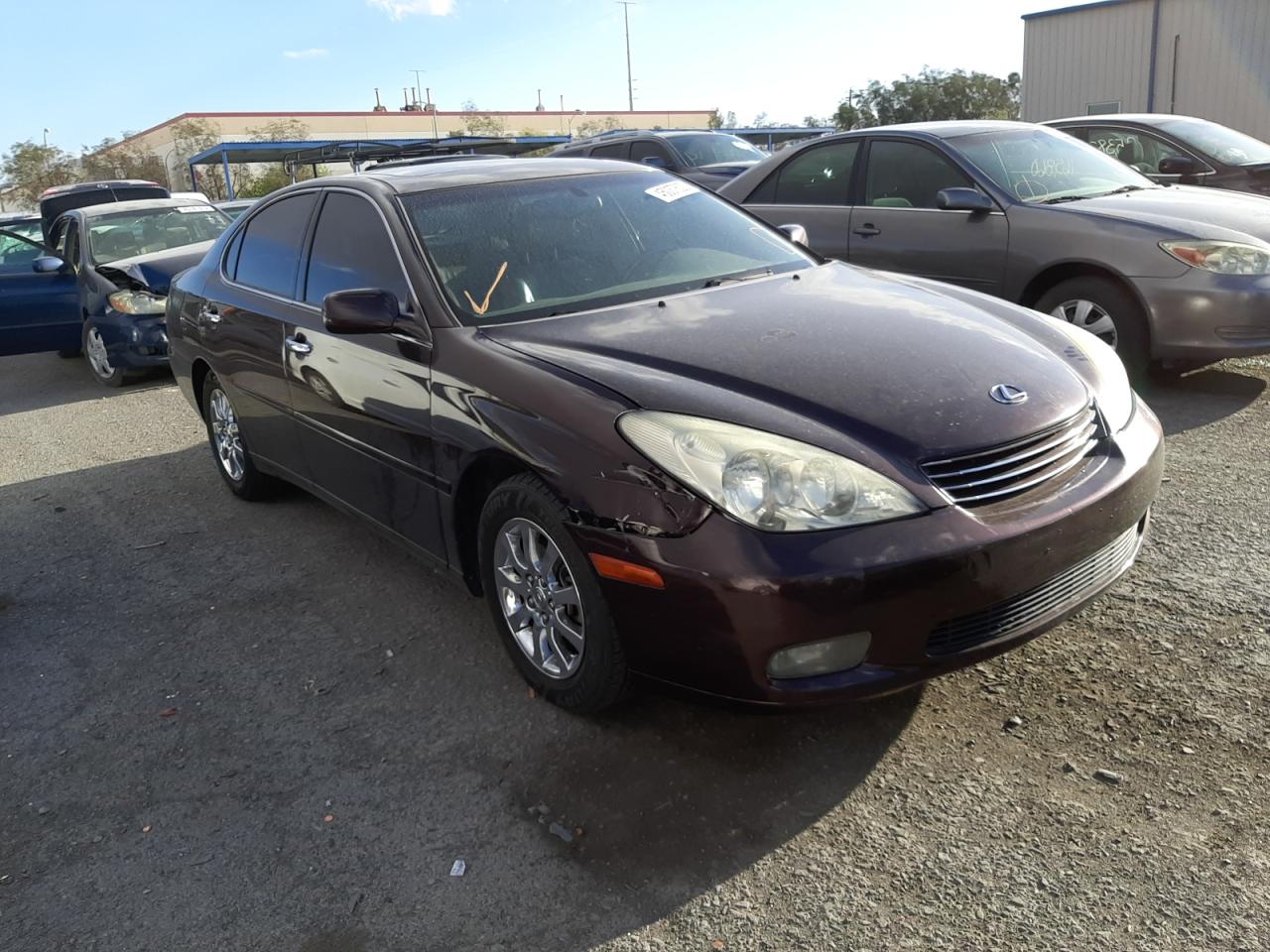 LEXUS ES 300 2002 with VIN JTHBF30G020066068 - Photo from auction