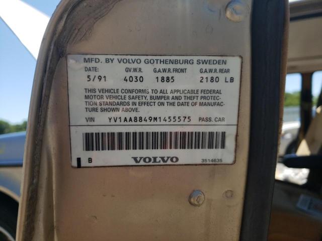 Photo 10 from auction – 1991 VOLVO 240 with VIN YV1AA8849M1455575