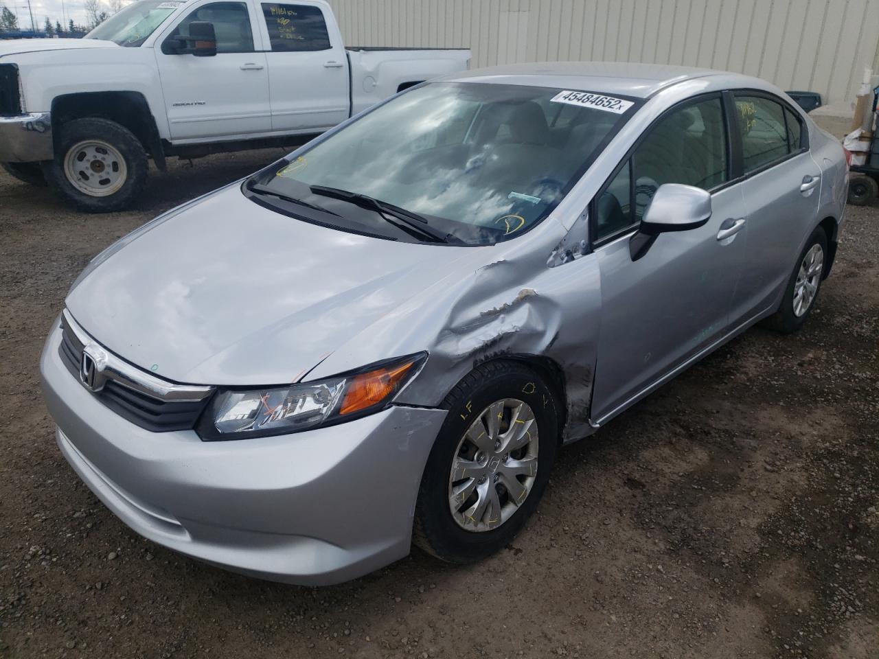Photo 2 from auction – 2012 HONDA CIVIC LX with VIN 2HGFB2F44CH062643