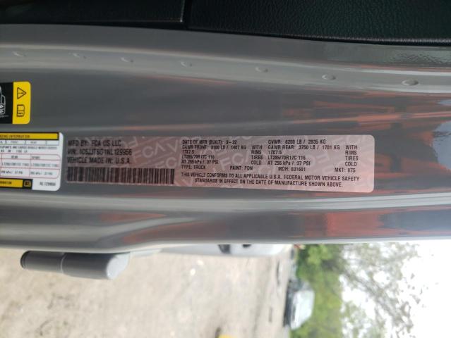 Photo 10 from auction – 2022 JEEP GLADIATOR with VIN 1C6JJTBG1NL129956