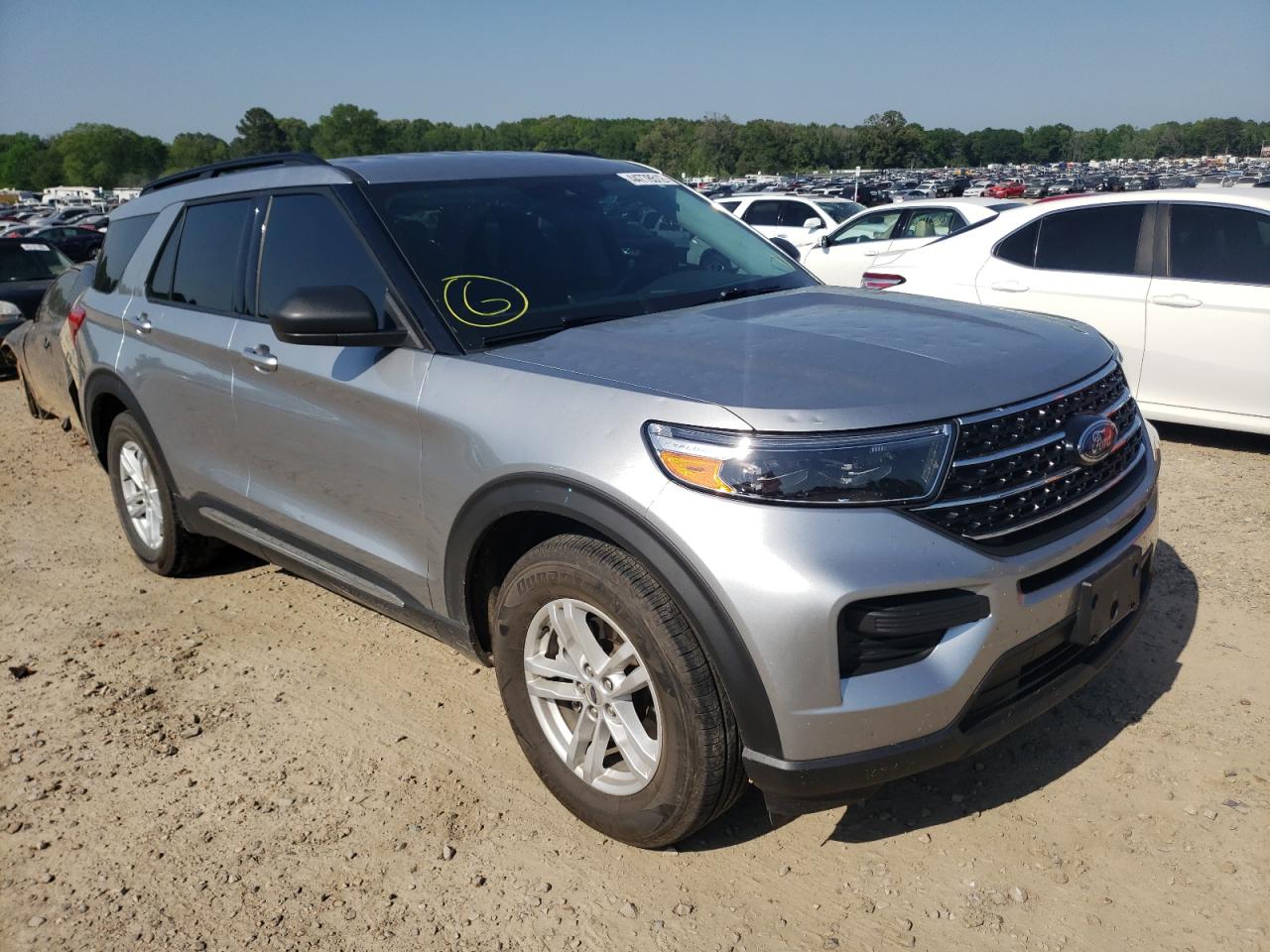 FORD EXPLORER X 2020 with VIN 1FMSK7DH0LGC58635 - Photo from auction