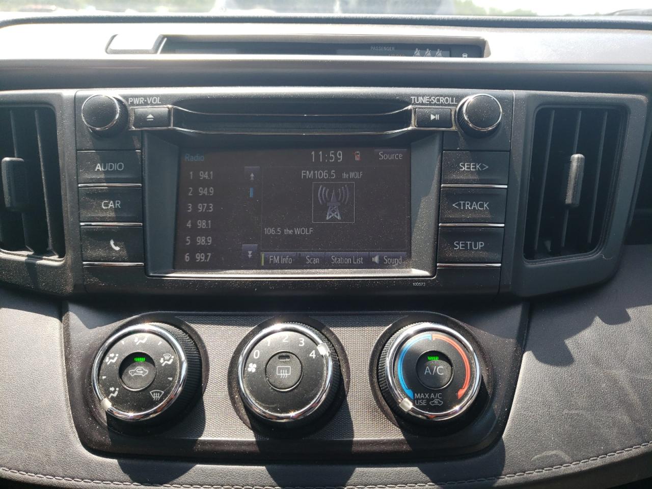 Photo 9 from auction – 2017 TOYOTA RAV4 LE with VIN JTMBFREV7HJ120352