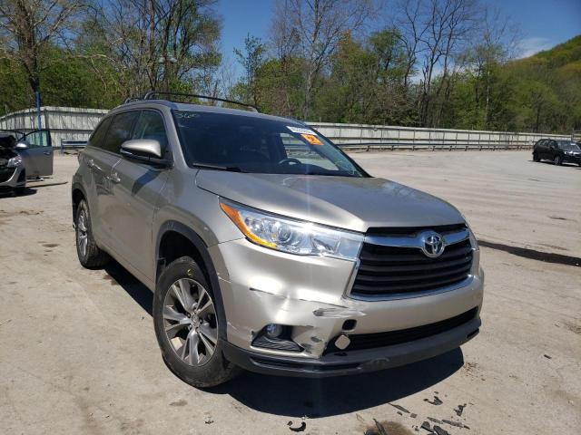 TOYOTA HIGHLANDER 2014 with VIN 5TDJKRFH0ES020401 - Photo from auction