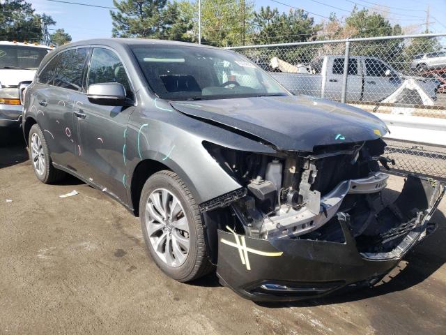 ACURA MDX TECHNO 2014 with VIN 5FRYD4H60EB020327 - Photo from auction