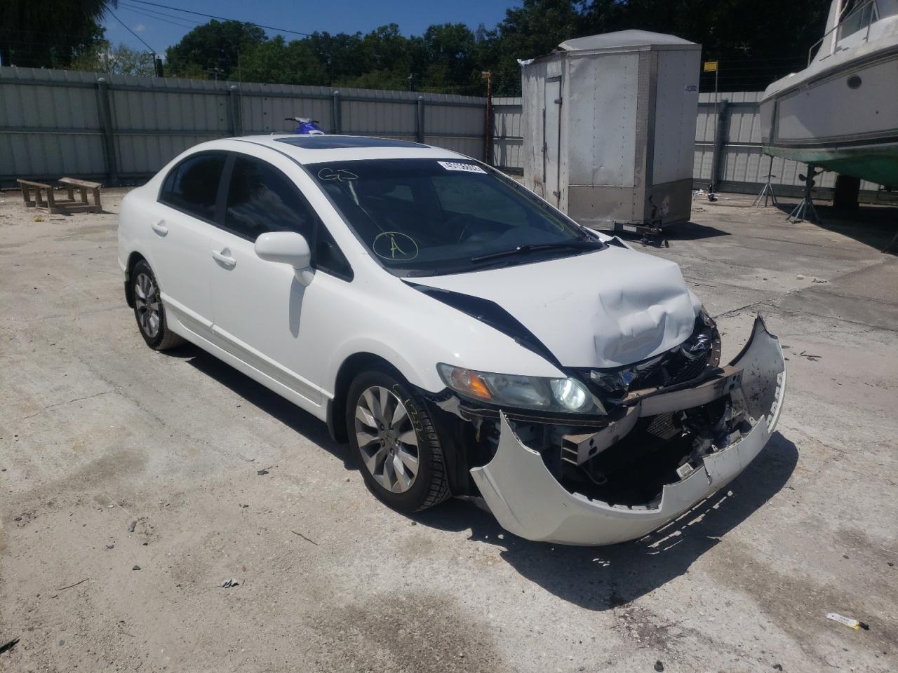 HONDA CIVIC EX 2009 with VIN 19XFA16829E024346 - Photo from auction