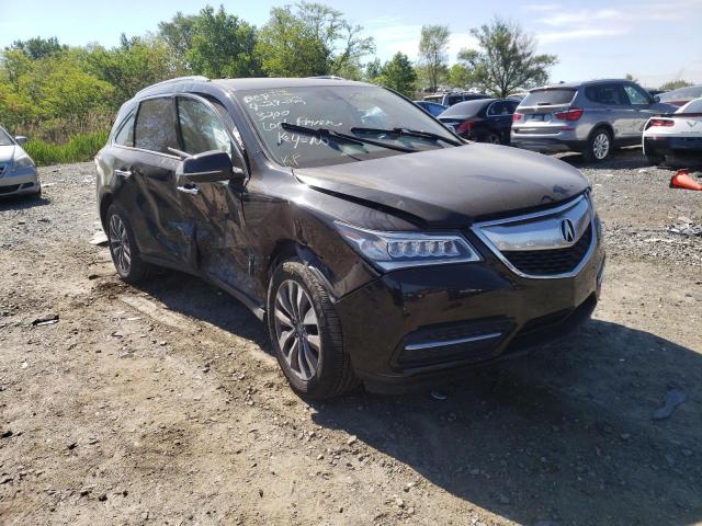 ACURA MDX TECHNO 2014 مع رقم تعريف المركبة 5FRYD4H41EB001770 - صورة من المزاد