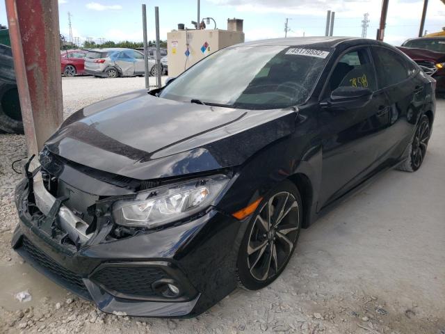 Photo 2 from auction – 2019 HONDA CIVIC SI with VIN 2HGFC1E54KH705153