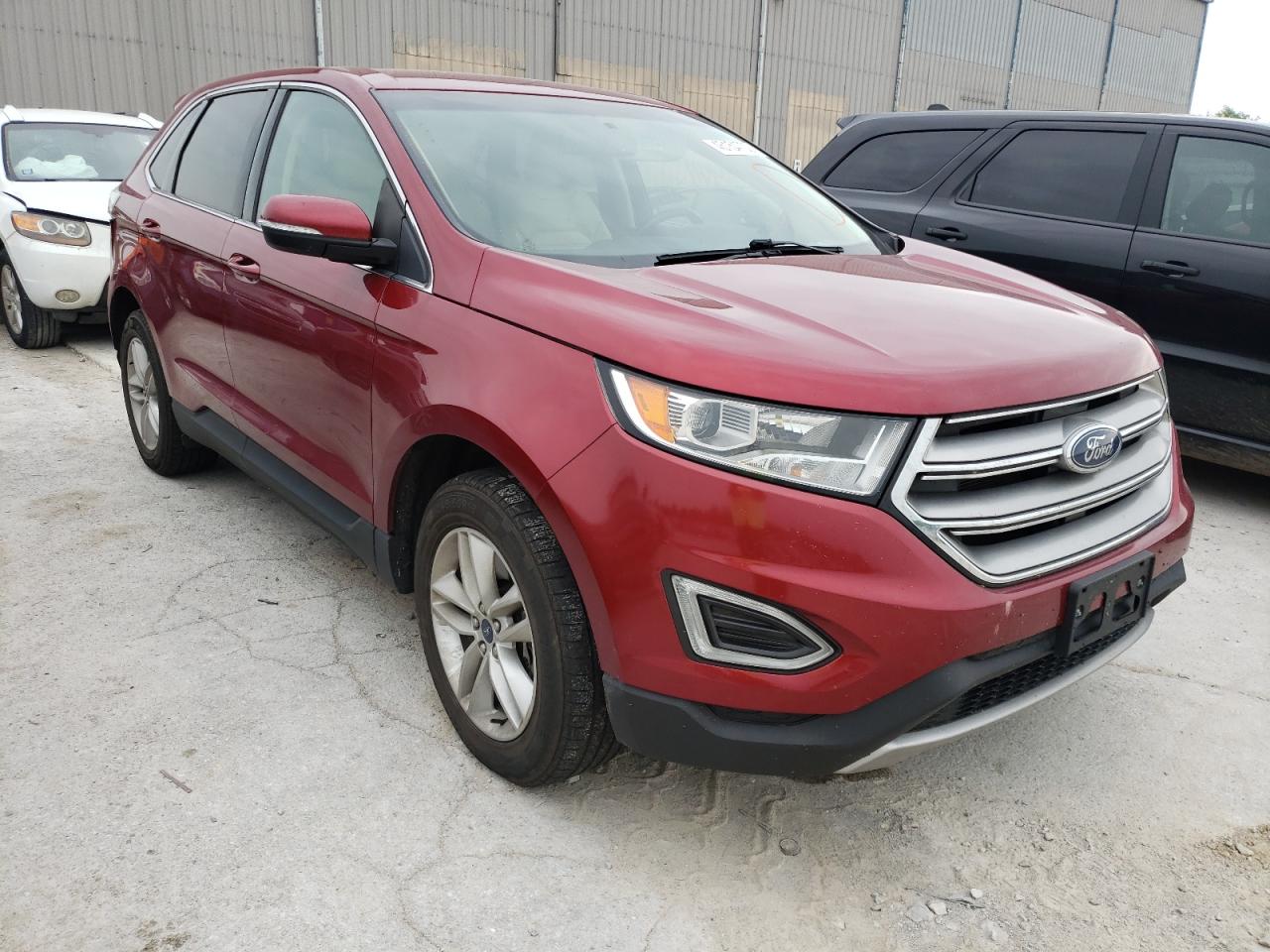 FORD EDGE SEL 2015 with VIN 2FMTK4J85FBB33150 - Photo from auction