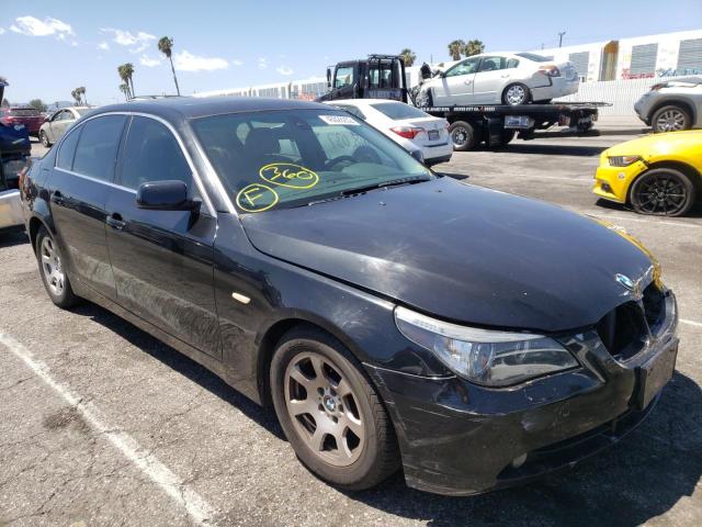 BMW 525 I 2004 with VIN WBANA53564B845028 - Photo from auction