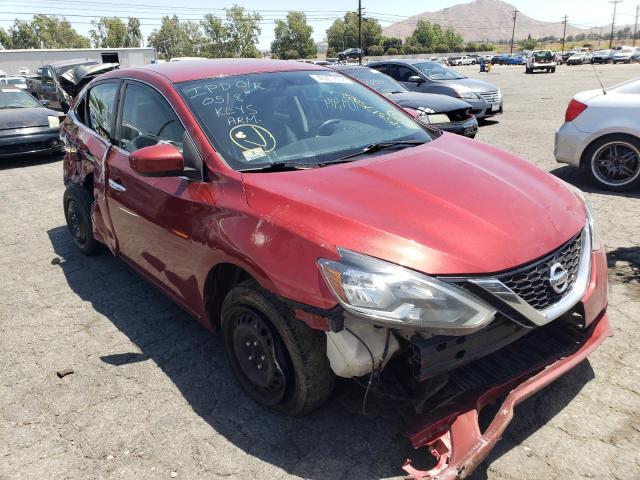 NISSAN SENTRA S 2016 with VIN 3N1AB7AP2GL645820 - Photo from auction