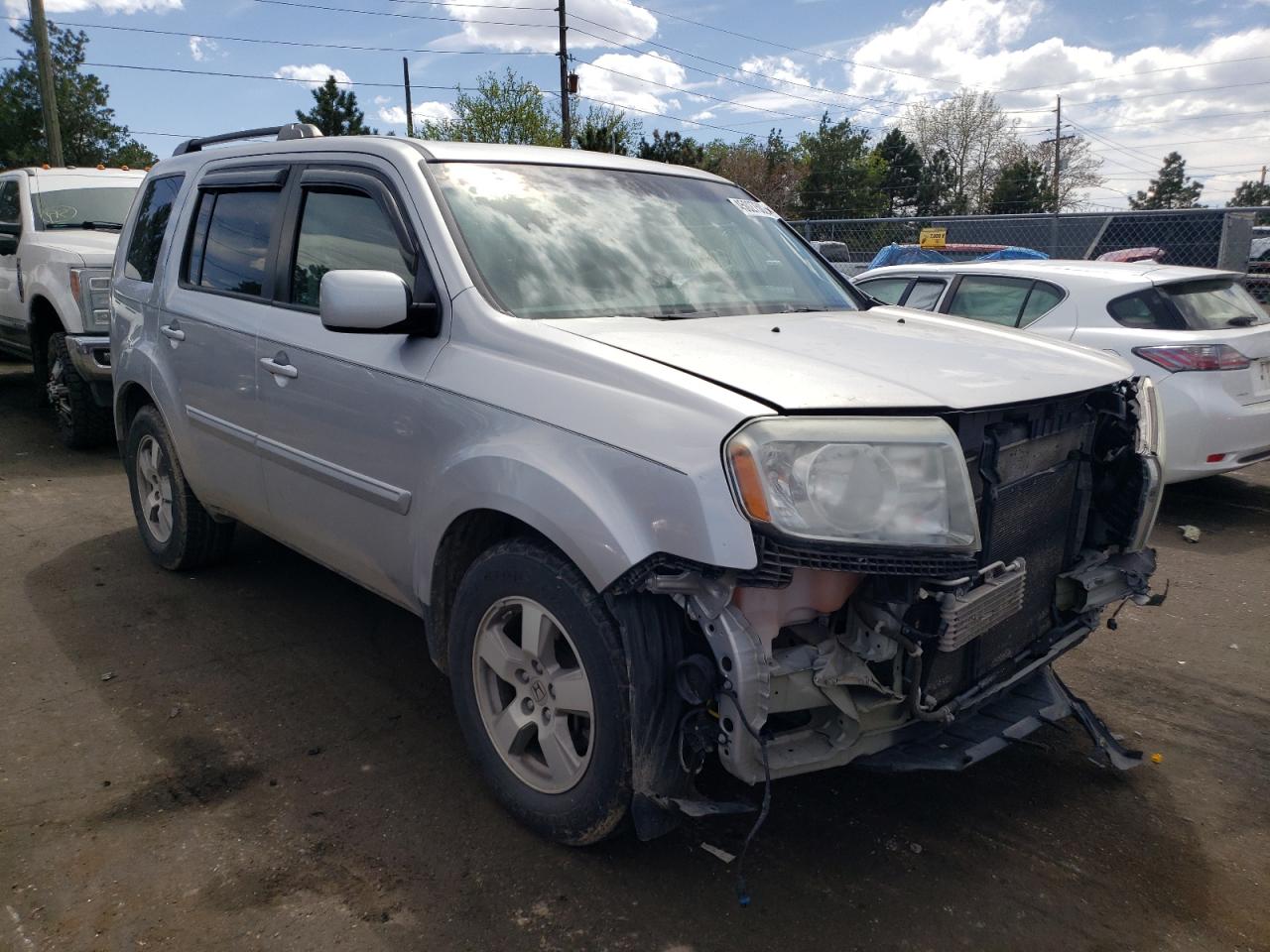 HONDA PILOT EXL 2011 with VIN 5FNYF4H56BB041505 - Photo from auction