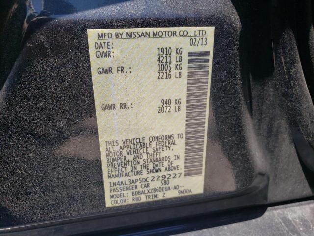Photo 10 from auction – 2013 NISSAN ALTIMA 2.5 with VIN 1N4AL3AP5DC229227