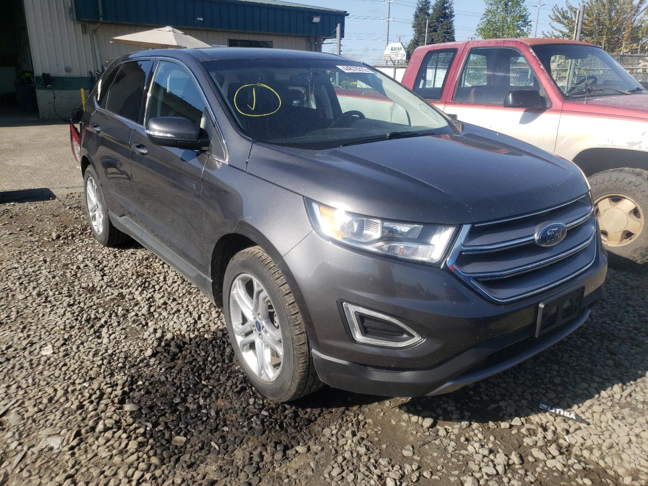 FORD EDGE TITAN 2018 with VIN 2FMPK4K85JBC02380 - Photo from auction