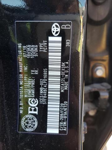 Photo 10 from auction – 2020 TOYOTA COROLLA SE with VIN 5YFB4RBE4LP016805