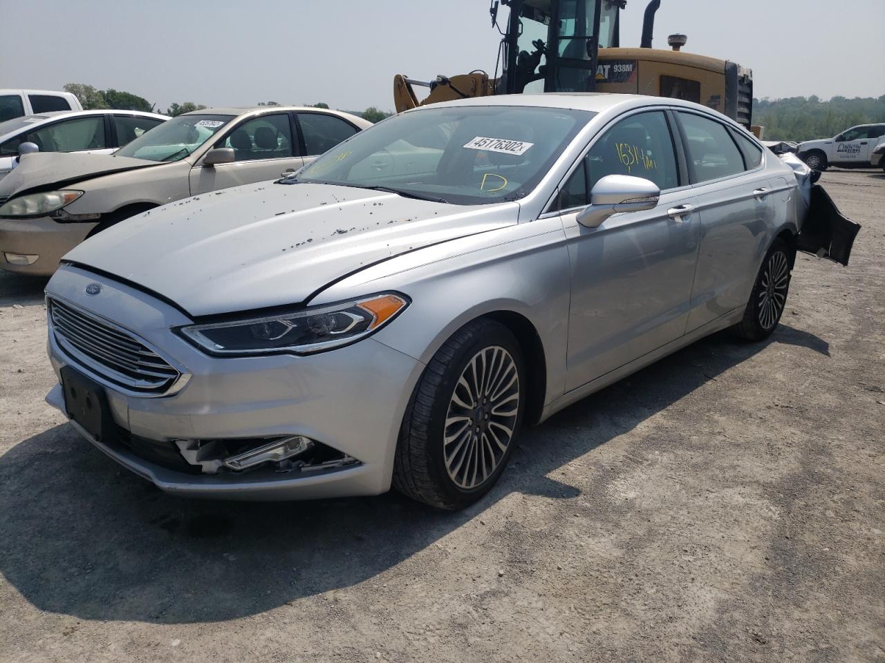 Photo 2 from auction – 2017 FORD FUSION SE with VIN 3FA6P0HD1HR141223
