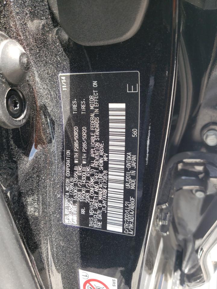 Photo 10 from auction – 2015 LEXUS LX 570 with VIN JTJHY7AX8F4170878