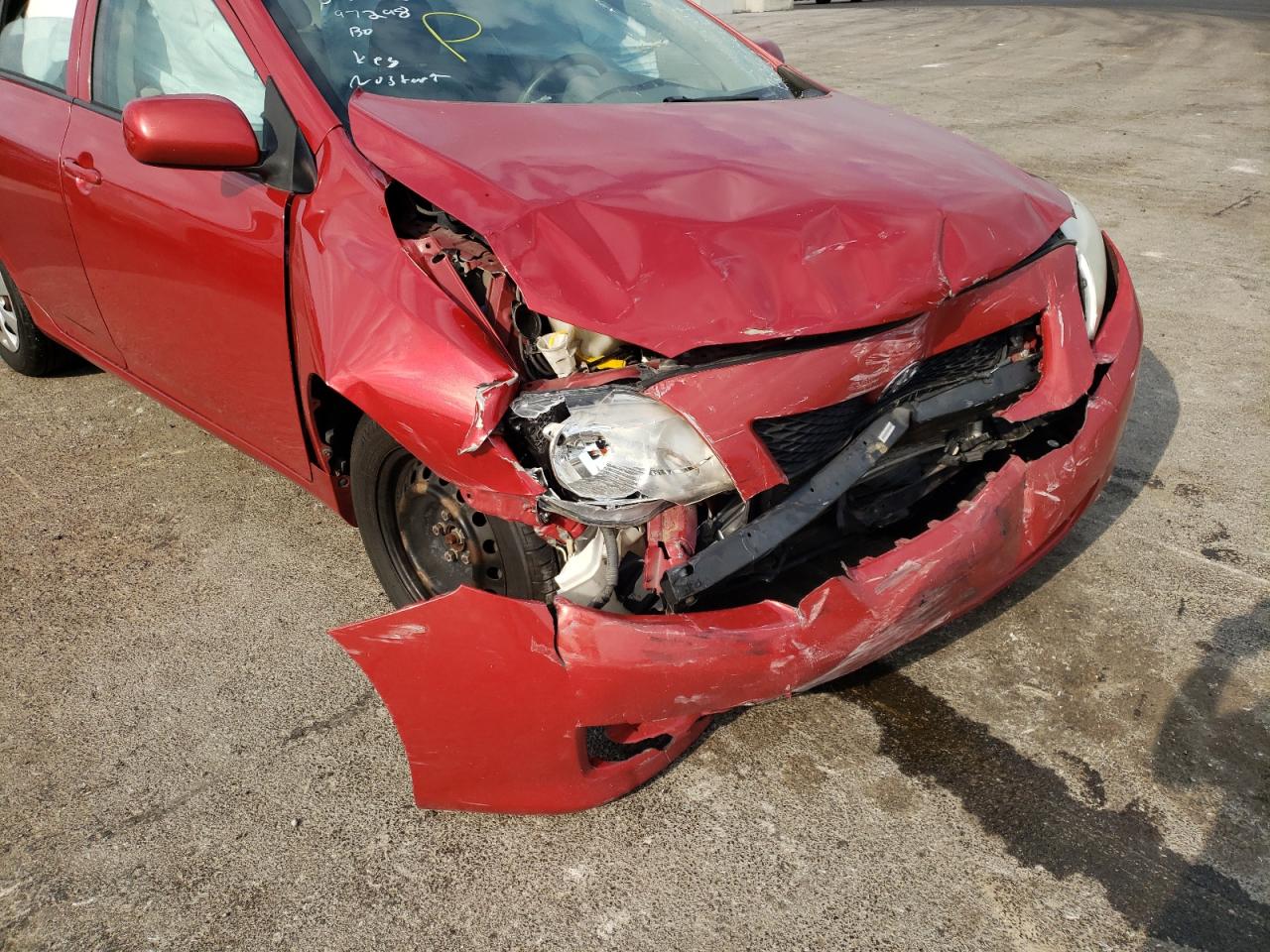 Photo 19 from auction – 2009 TOYOTA COROLLA BA with VIN 1NXBU40E49Z097298