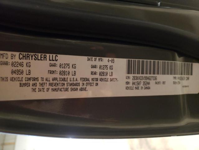 Photo 10 from auction – 2009 DODGE CHARGER SX with VIN 2B3KA33V99H627336