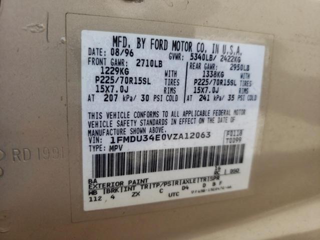Photo 10 from auction – 1997 FORD EXPLORER with VIN 1FMDU34E0VZA12063