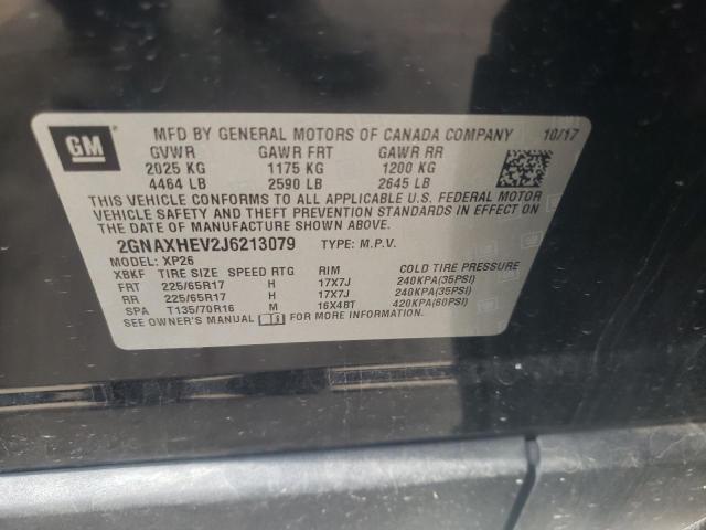 Photo 10 from auction – 2018 CHEVROLET EQUINOX LS with VIN 2GNAXHEV2J6213079