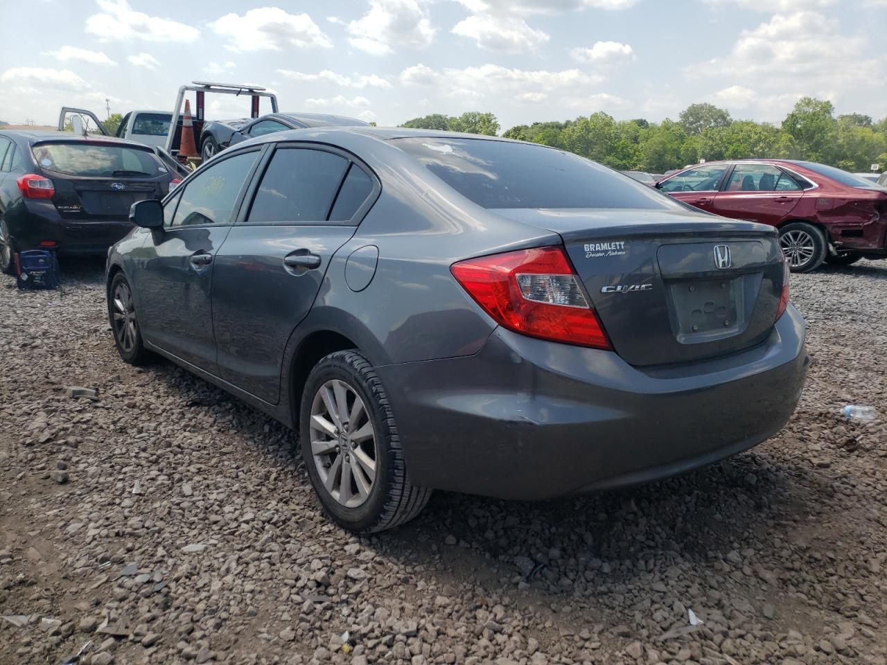 Photo 3 from auction – 2012 HONDA CIVIC EX with VIN 2HGFB2F82CH306812