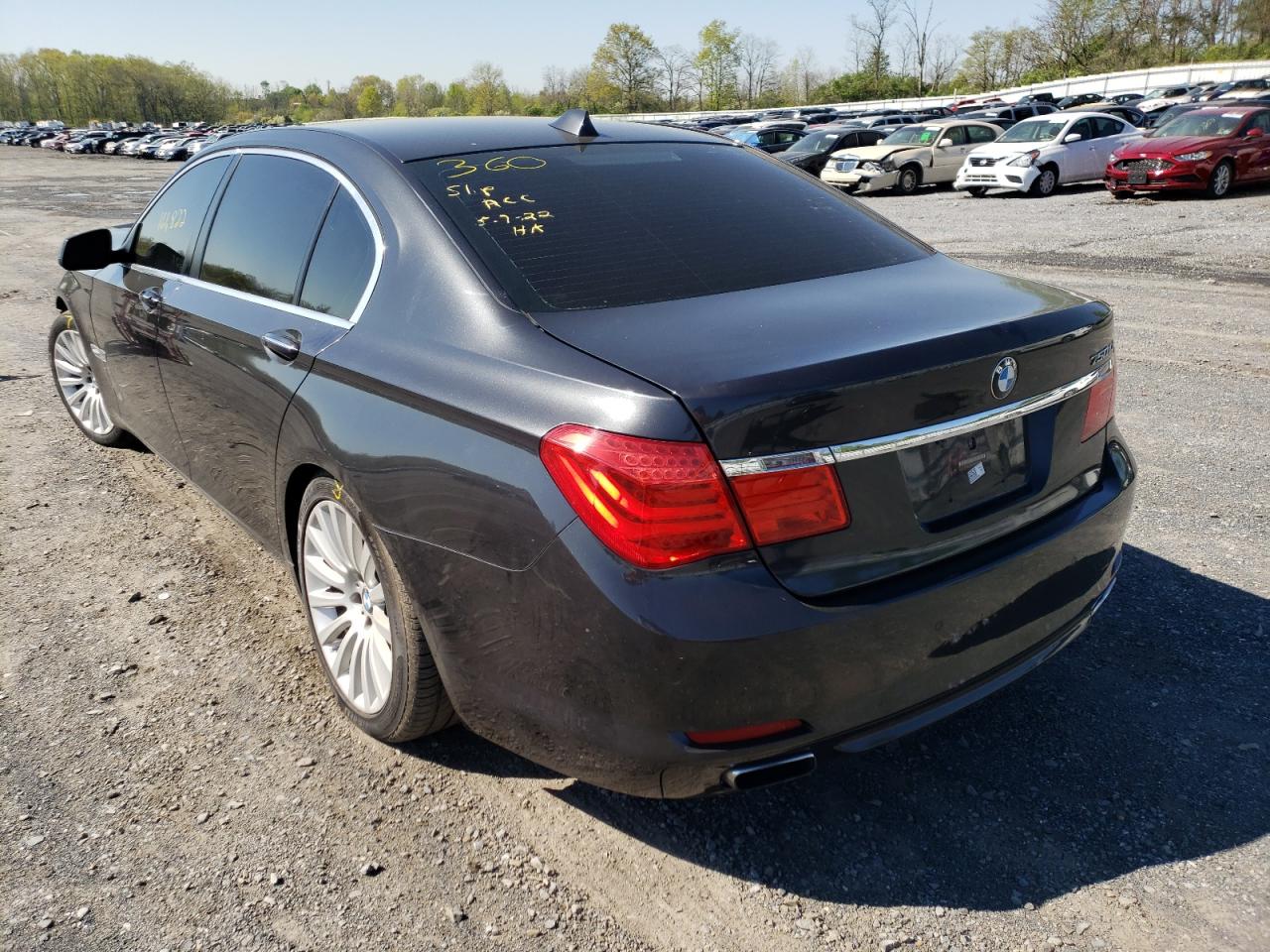 Photo 3 from auction – 2010 BMW 750 LI with VIN WBAKB8C51ACY63069