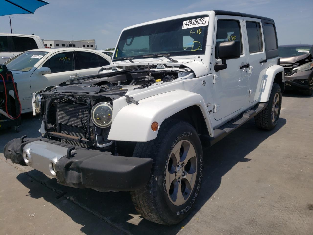 Photo 2 from auction – 2018 JEEP WRANGLER U with VIN 1C4BJWEG0JL936554