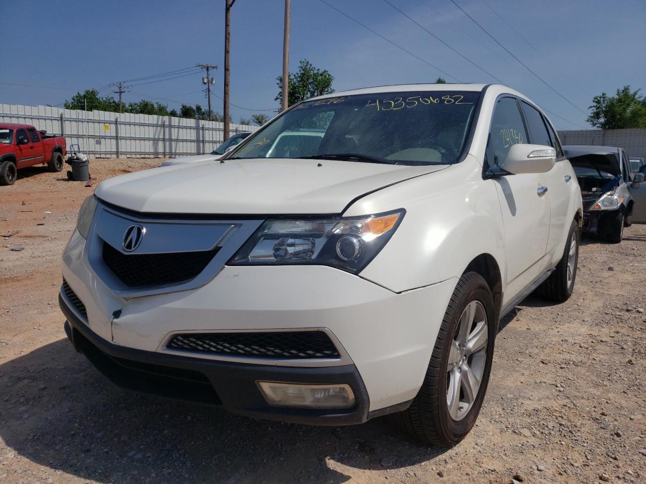 Photo 2 from auction – 2011 ACURA MDX with VIN 2HNYD2H27BH521296