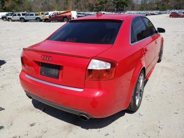 Photo 4 from auction – 2005 AUDI S4 with VIN WAUPL68E35A085598