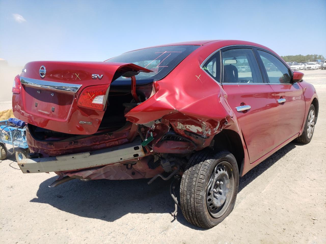 Photo 4 from auction – 2013 NISSAN SENTRA S with VIN 3N1AB7AP2DL694981