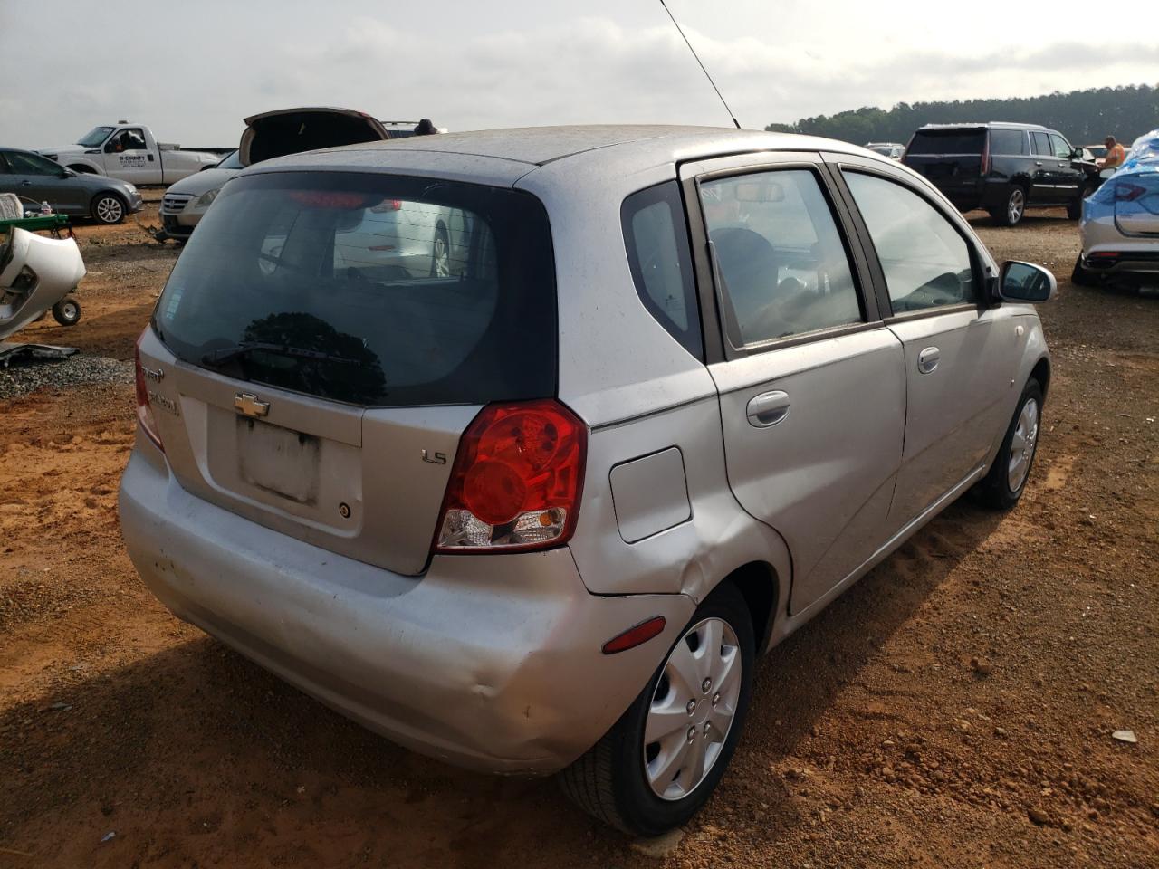 Photo 4 from auction – 2007 CHEVROLET AVEO BASE with VIN KL1TD66657B791695