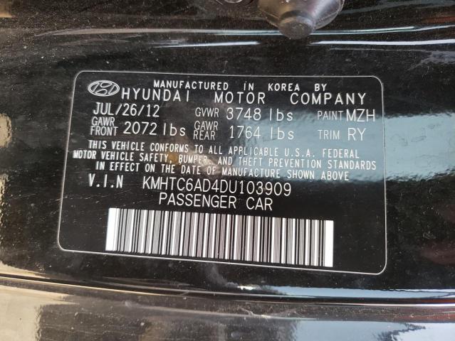 Photo 10 from auction – 2013 HYUNDAI VELOSTER with VIN KMHTC6AD4DU103909