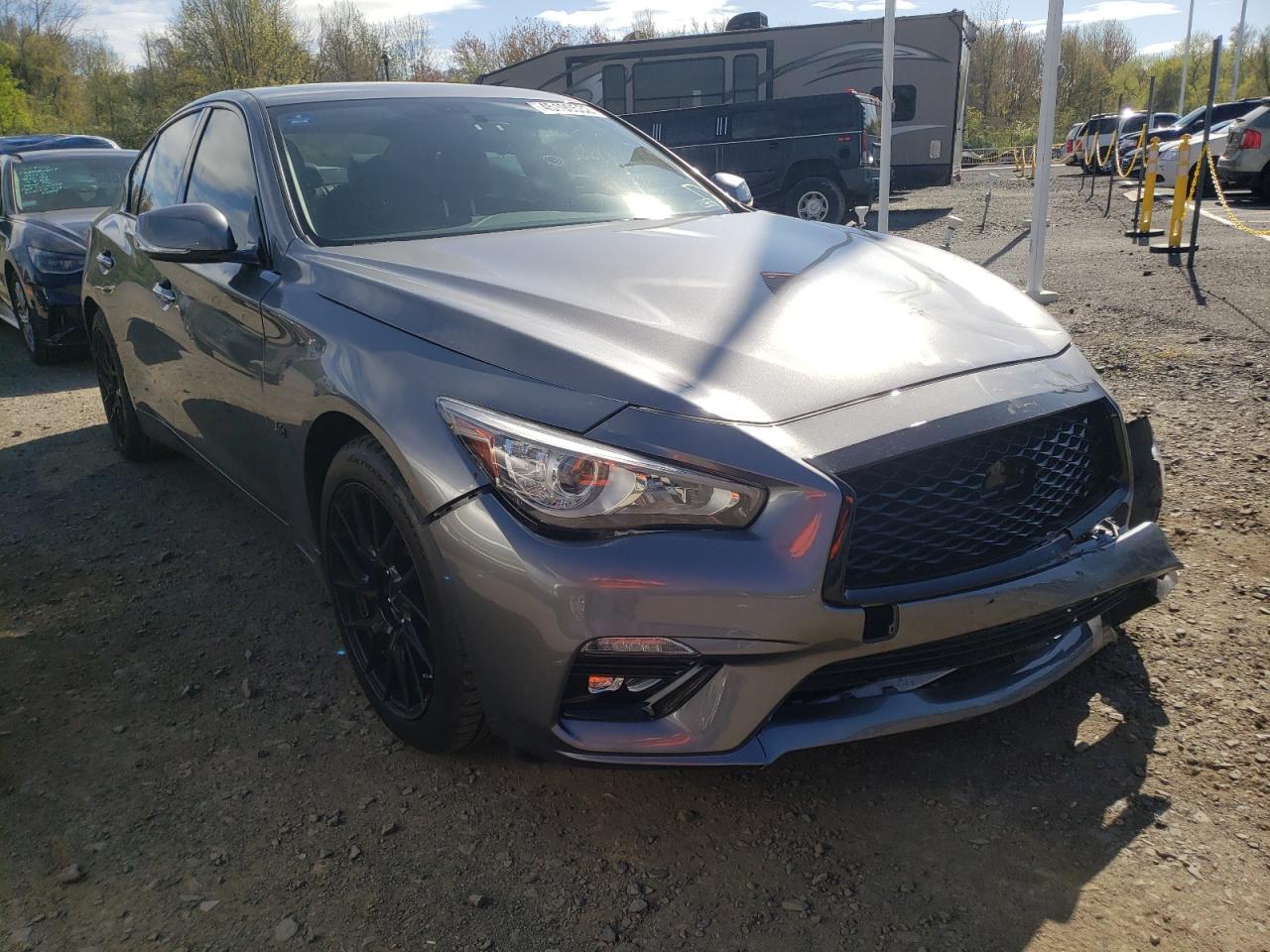INFINITI Q50 LUXE 2018 with VIN JN1EV7AR2JM431708 - Photo from auction