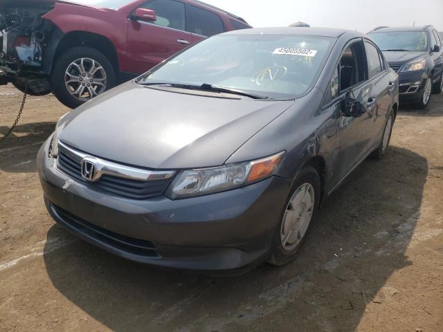 Photo 2 from auction – 2012 HONDA CIVIC HF with VIN 2HGFB2F60CH322635