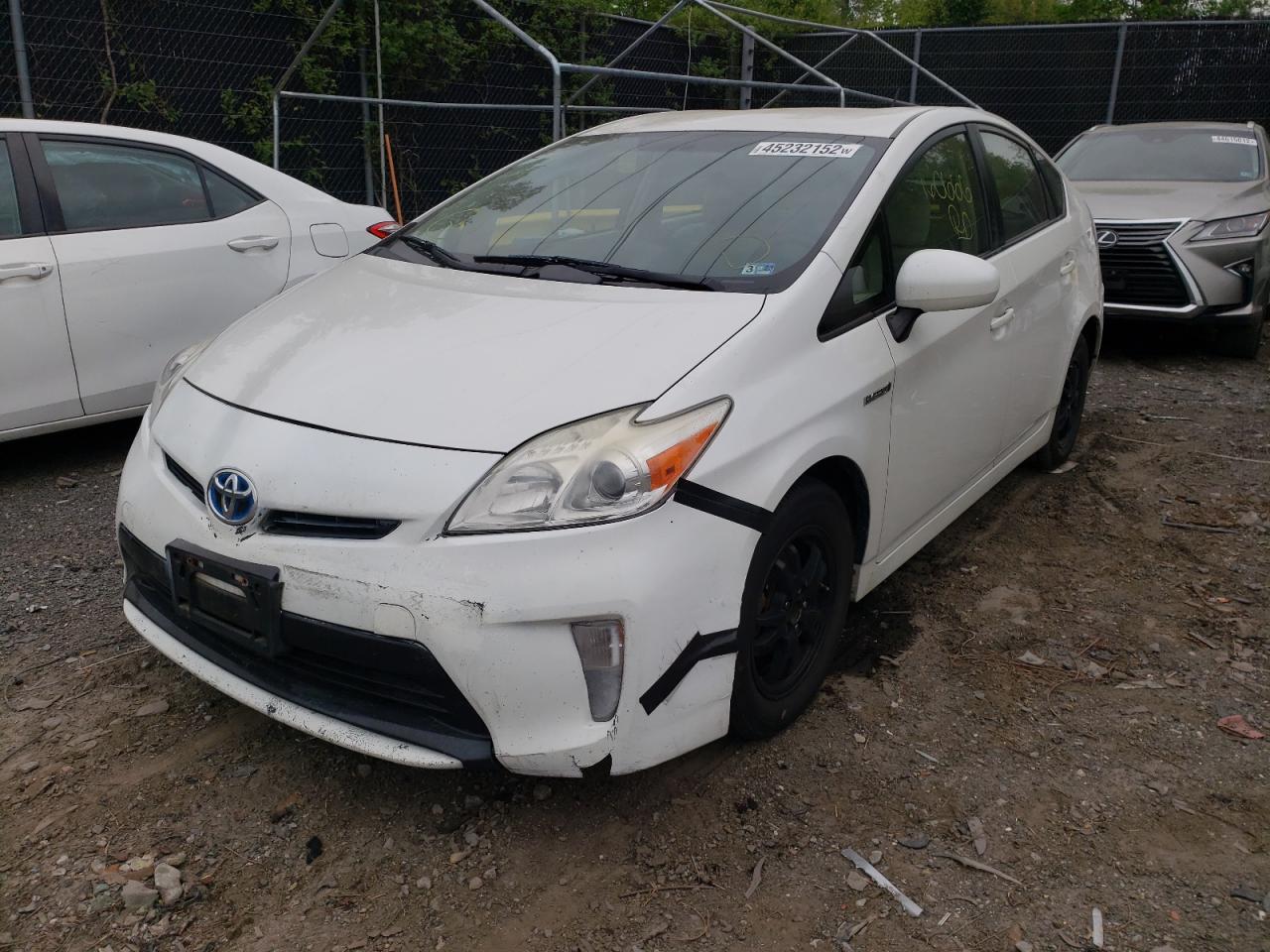 Photo 2 from auction – 2013 TOYOTA PRIUS with VIN JTDKN3DU9D5548175