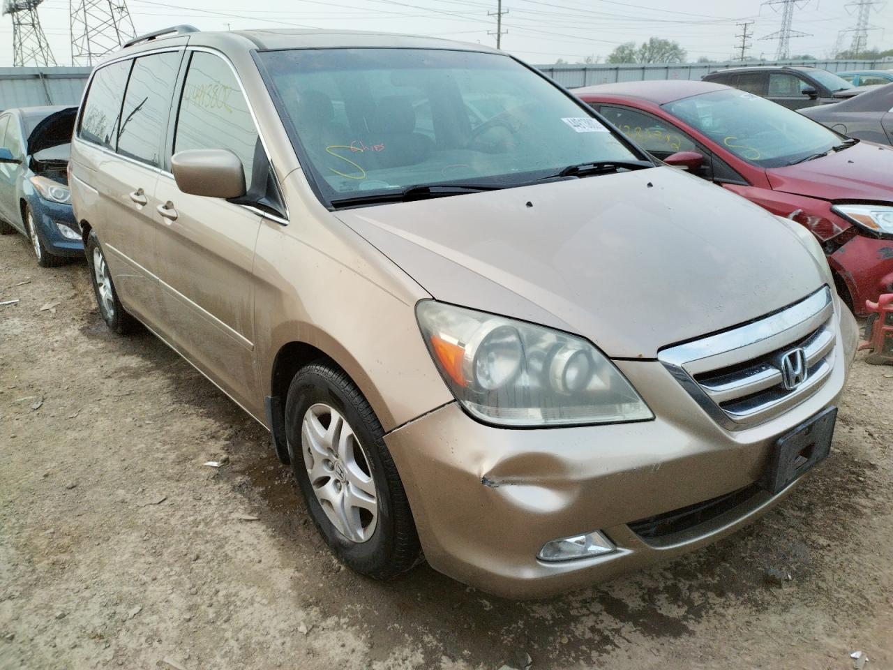 HONDA ODYSSEY EX 2007 with VIN 5FNRL38637B428911 - Photo from auction
