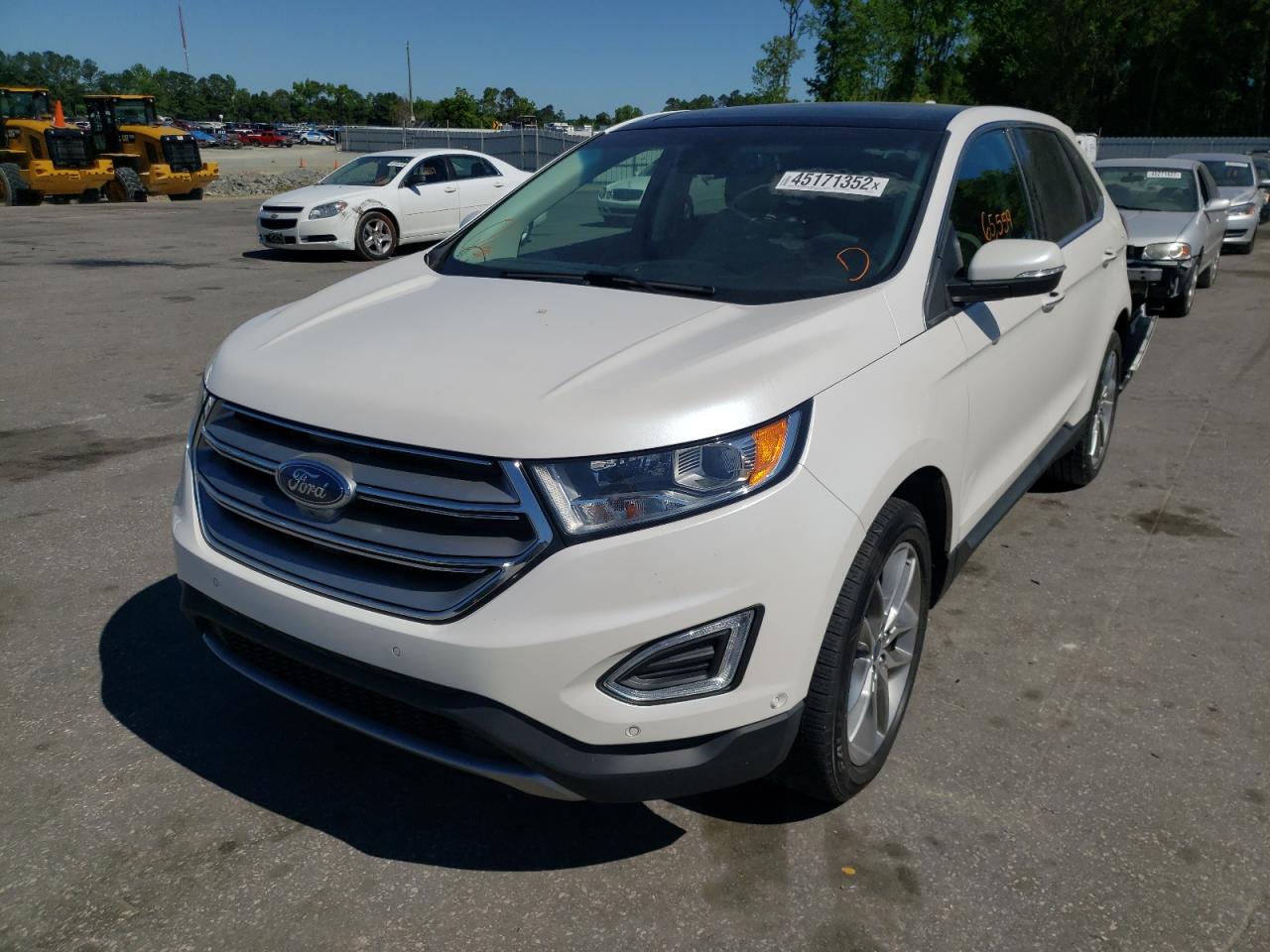 Photo 2 from auction – 2015 FORD EDGE TITAN with VIN 2FMPK3K88FBB37204