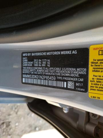 Photo 10 from auction – 2022 MINI COOPER S with VIN WMW53DK01N2P85459