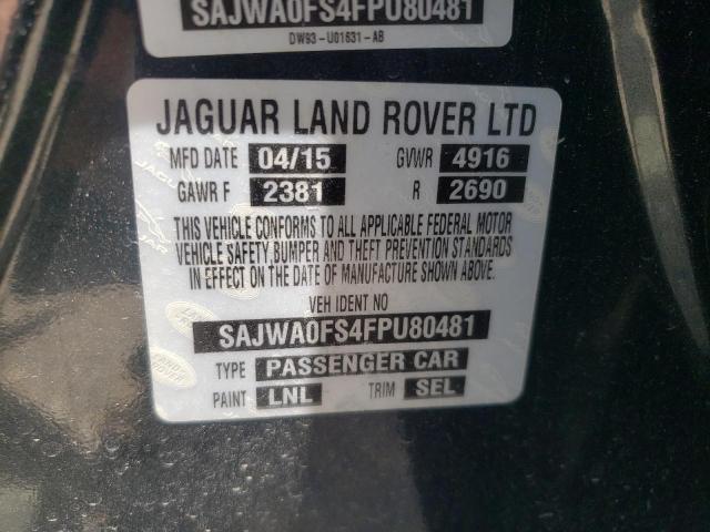 Photo 10 from auction – 2015 JAGUAR XF 2.0T PR with VIN SAJWA0FS4FPU80481