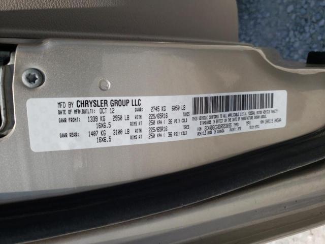 Photo 10 from auction – 2013 DODGE GRAND CARA with VIN 2C4RDGCG8DR553035