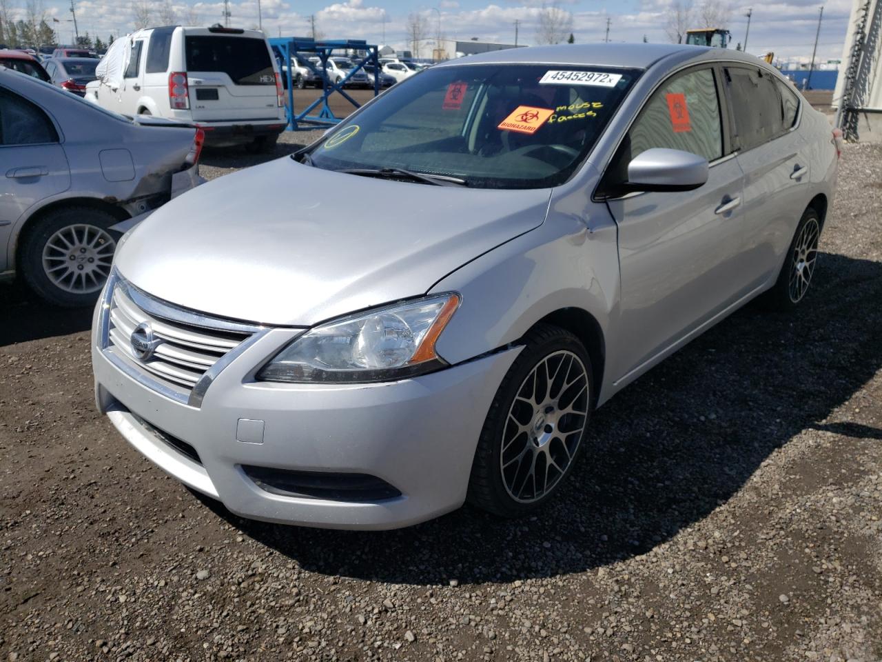 Photo 2 from auction – 2015 NISSAN SENTRA S with VIN 3N1AB7AP9FL659504