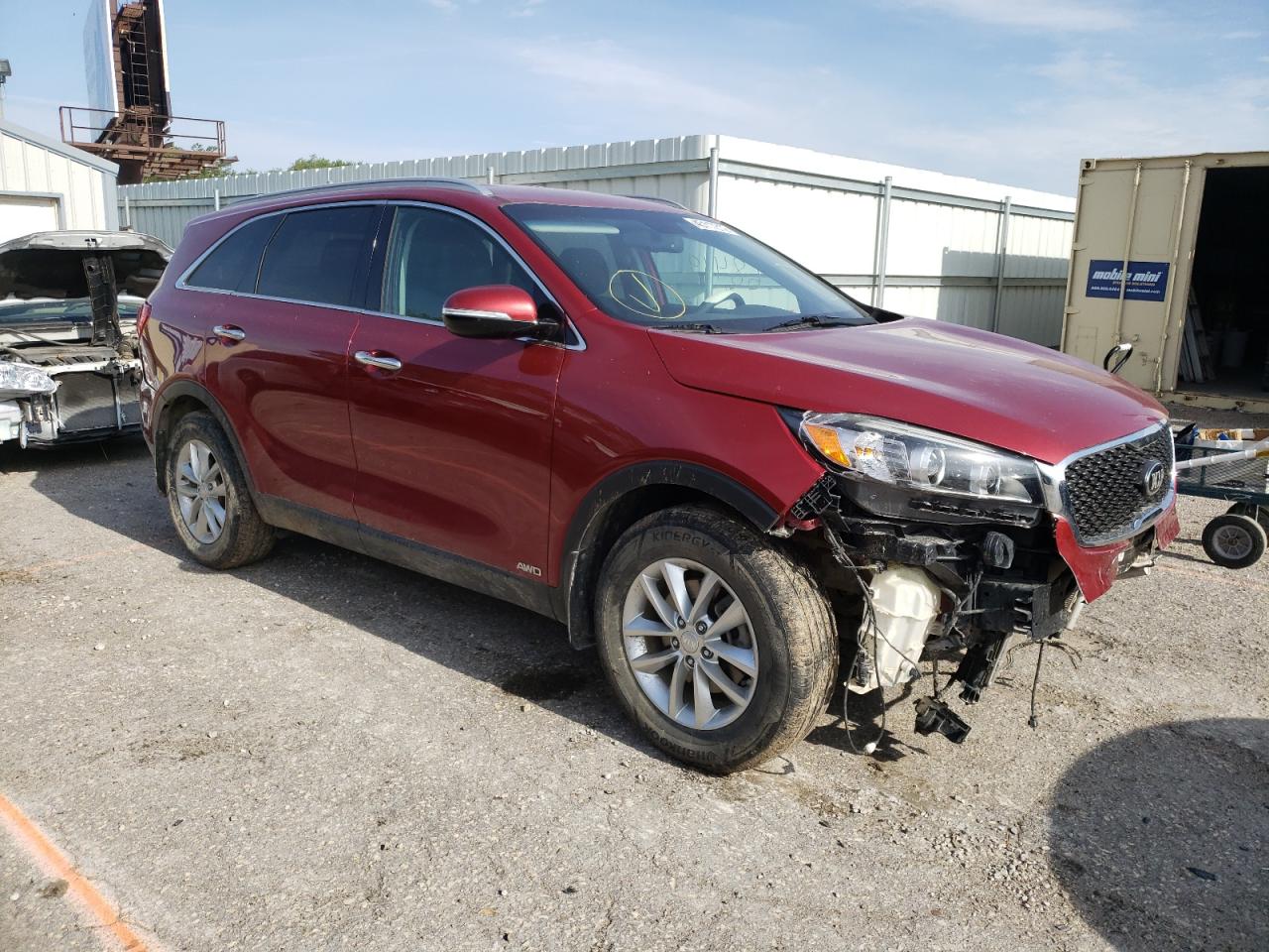 Photo 1 from auction – 2016 KIA SORENTO LX with VIN 5XYPGDA35GG100948