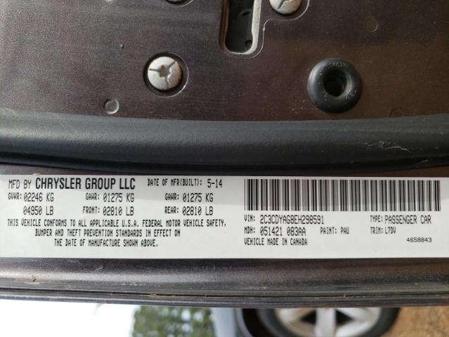 Photo 10 from auction – 2014 DODGE CHALLENGER with VIN 2C3CDYAG8EH298591