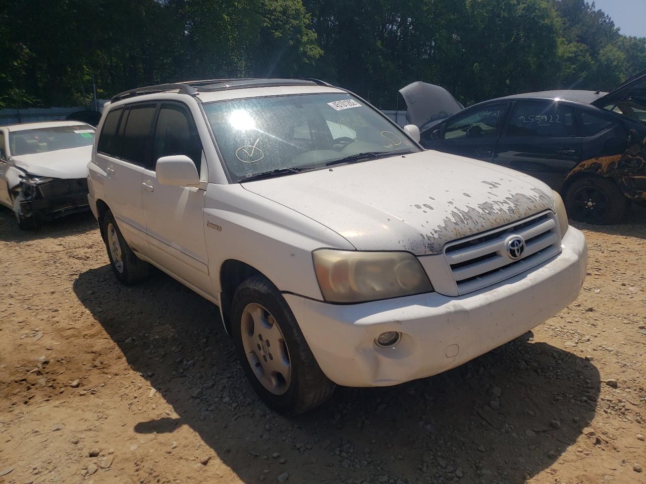 TOYOTA HIGHLANDER 2004 with VIN JTEEP21A140017783 - Photo from auction