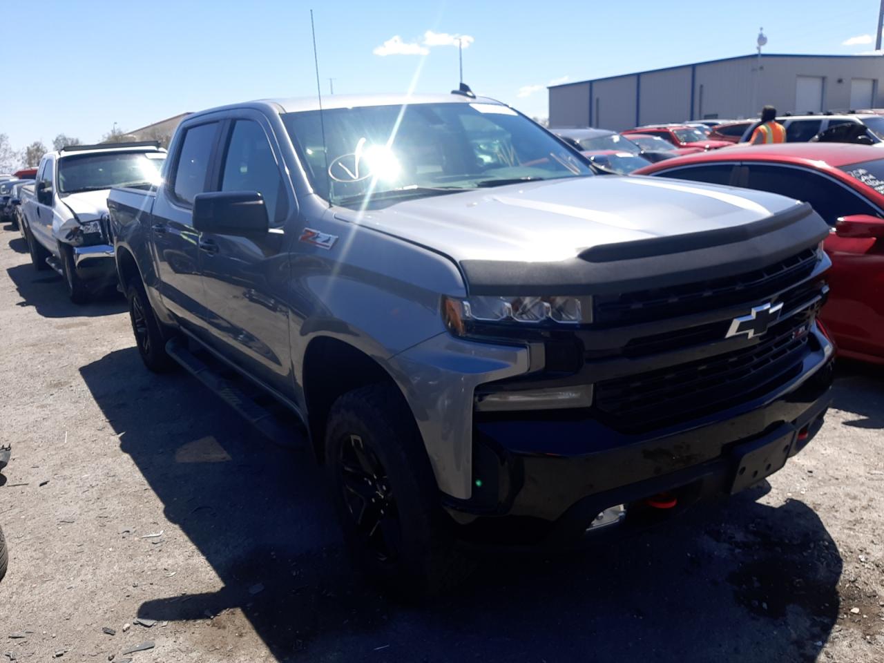 CHEVROLET SILVERADO 2021 with VIN 1GCPYFED6MZ196694 - Photo from auction