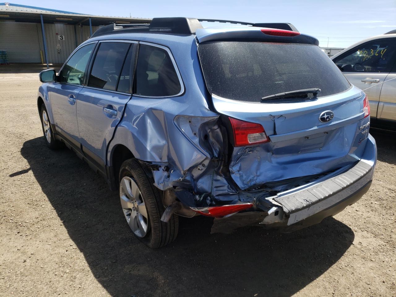 Photo 3 from auction – 2010 SUBARU OUTBACK 3. with VIN 4S4BREKC0A2377433