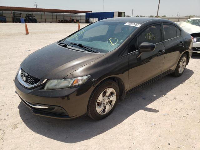 Photo 2 from auction – 2014 HONDA CIVIC LX with VIN 2HGFB2F55EH521660